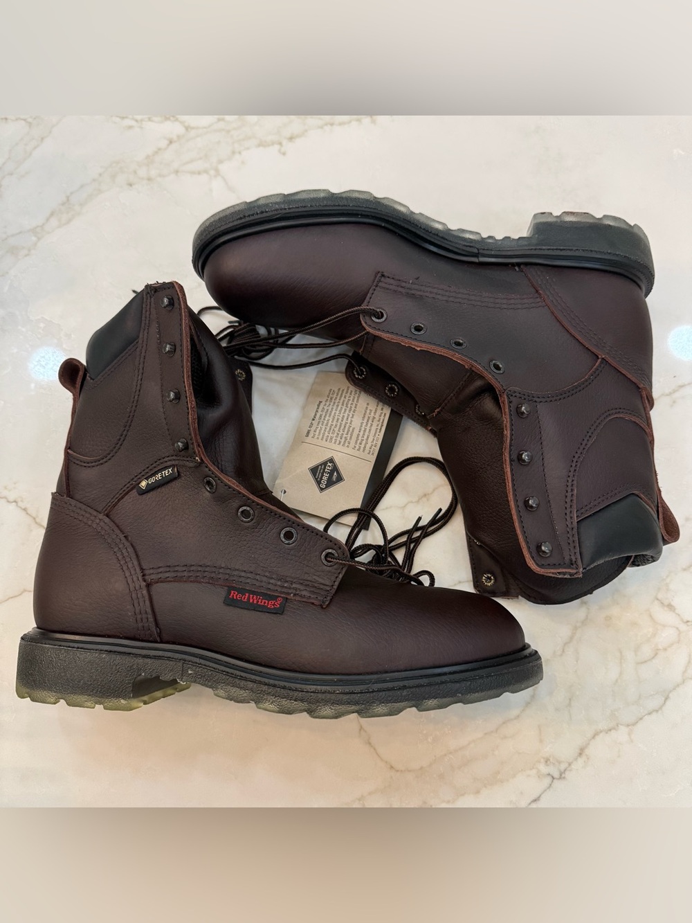 Red Wing 914 Supersole 2.0 Waterproof Work Boots 8” Soft Toe Gore-Tex Size 10.5